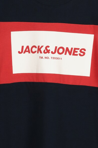 Jack & Jones Tricou cu decolteu la baza gatului si imprimeu logo Coraba Baieti