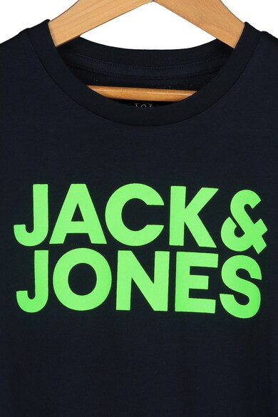 Jack & Jones Tricou cu decolteu la baza gatului si imprimeu logo Bob Baieti