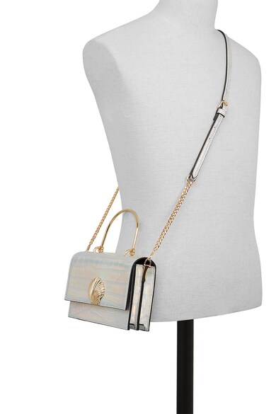 Aldo Geanta crossbody de piele ecologica cu aspect de piele de crocodil Daldal Femei