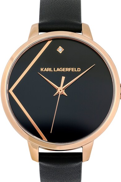 Karl Lagerfeld Ceas cu o curea de piele Femei