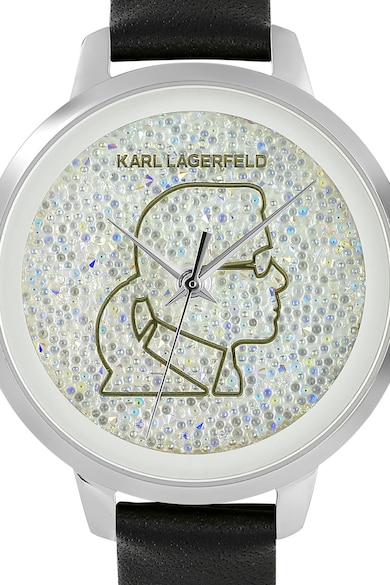 Karl Lagerfeld Ceas quartz decorat cu cristale Swarovski Femei