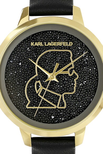 Karl Lagerfeld Ceas quartz decorat cu cristale Swarovski Femei