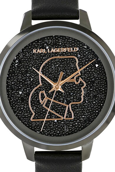 Karl Lagerfeld Ceas cu cadran cu cristale Swarovski Kameo Femei