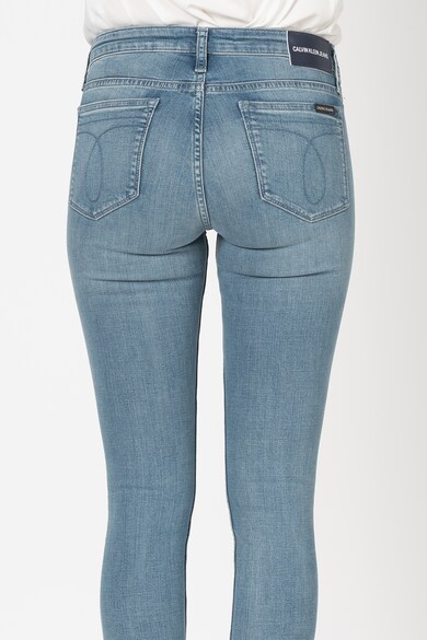 CALVIN KLEIN JEANS Blugi super skinny cu aspect decolorat Femei