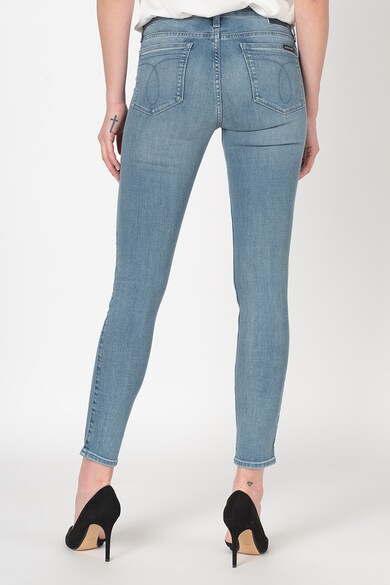 CALVIN KLEIN JEANS Blugi super skinny cu aspect decolorat Femei