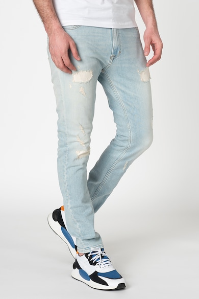 CALVIN KLEIN JEANS Blugi skinny cu croiala conica Barbati