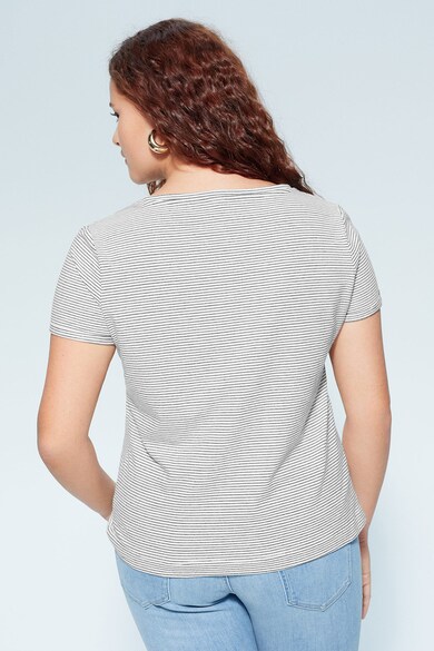 VIOLETA BY MANGO Tricou din amestec de bumbac organic Basi Femei