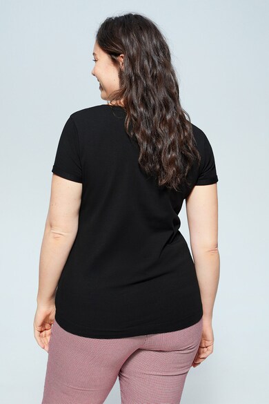 VIOLETA BY MANGO Tricou din amestec de bumbac organic Basi Femei