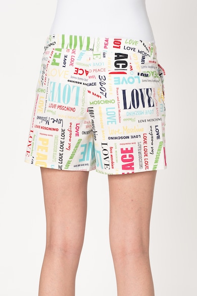 Love Moschino Pantaloni scurti cu imprimeu logo Femei