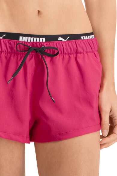 Puma Pantaloni scurti de plaja cu banda cu logo in talie Femei