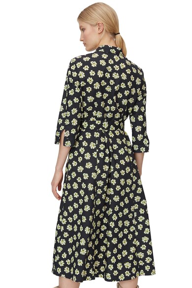 Marc O'Polo Rochie evazata cu model floral si cordon Femei