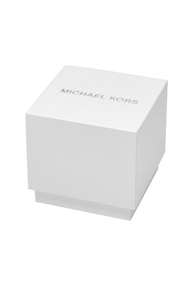 Michael Kors Ceas quartz cu o curea din piele cu imprimeu logo Femei