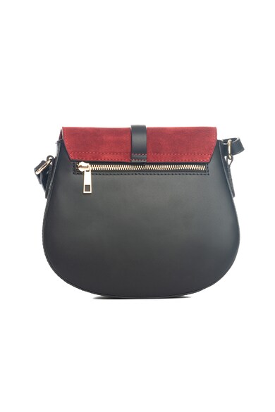 Lia Biassoni Geanta crossbody din piele si piele intoarsa Adda Femei