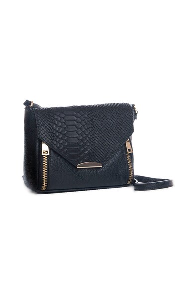 Lia Biassoni Geanta crossbody din piele cu accente cu aspect de piele de sarpe Gorgone Femei