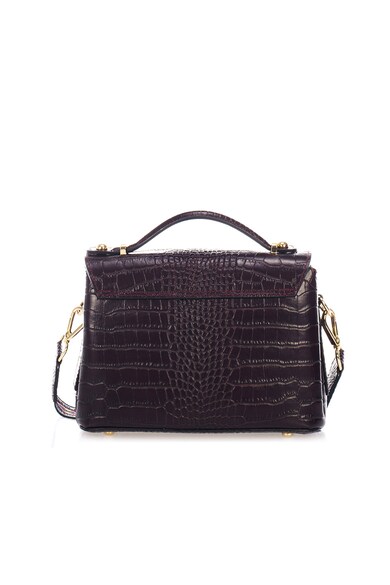 Mia Tomazzi Geanta crossbody de piele cu aspect de piele de crocodil Lazise Femei