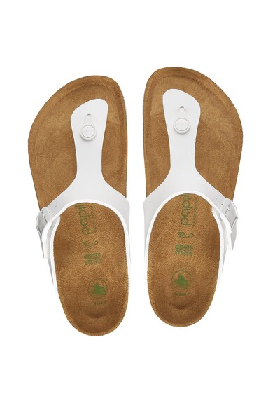 Birkenstock Papuci de piele ecologica cu bareta separatoare Gizeh Femei