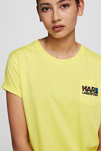 Karl Lagerfeld Tricou cu imprimeu logo Femei