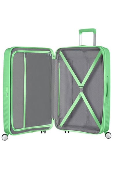 American Tourister Troller  Soundbox Spinner, TSA, Exp, Spring Green, 77x51.5x29.5 cm Femei