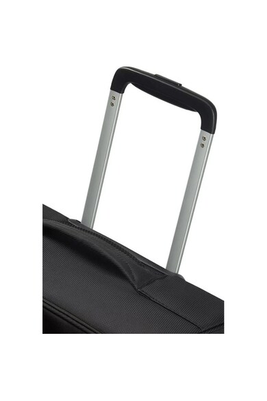 American Tourister Troller  Lite Ray Spinner, TSA, Jet Black, 55x40x20 cm Femei