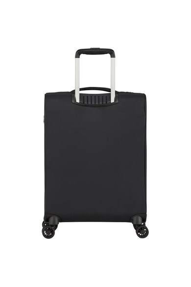 American Tourister Troller  Lite Ray Spinner, TSA, Jet Black, 55x40x20 cm Femei