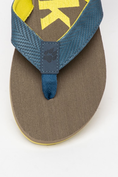 Jack Wolfskin Papuci flip-flop cu imprimeu logo Eezy Femei