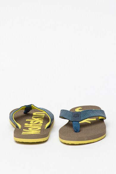 Jack Wolfskin Papuci flip-flop cu imprimeu logo Eezy Femei