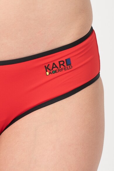 Karl Lagerfeld Chiloti hipster de baie cu garnituri contrastante Femei