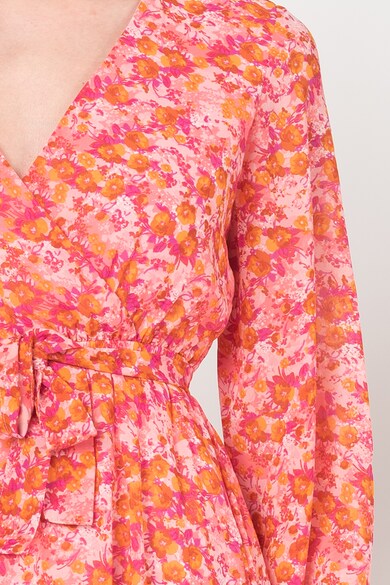 Vero Moda Rochie cu imprimeu floral si terminatie asimetrica Anneline Femei