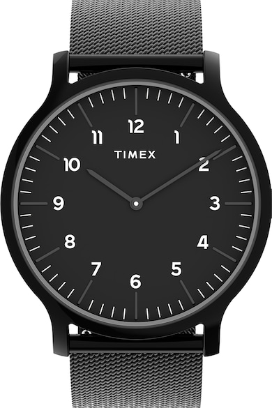 Timex Ceas analog cu bratara cu model plasa Barbati