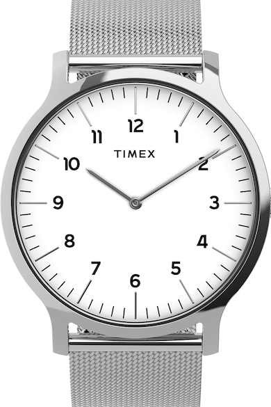 Timex Ceas analog cu bratara cu model plasa Barbati