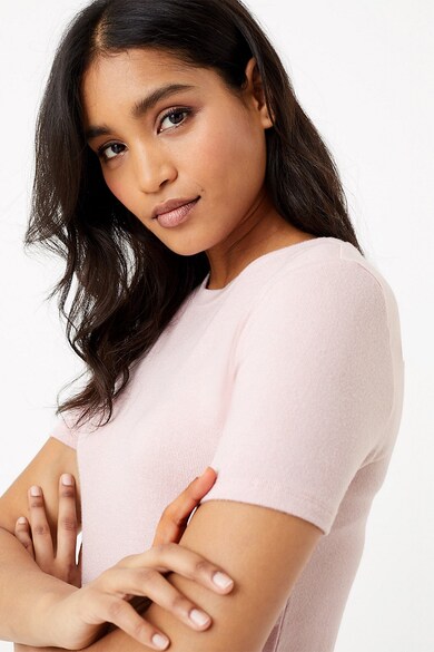 Marks & Spencer Bluza cu maneci scurte si decolteu la baza gatului Femei