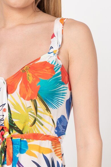 DESIGUAL Rochie de plaja cu imprimeu tropical Femei