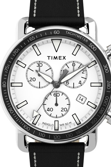 Timex Ceas cu o curea de piele Barbati