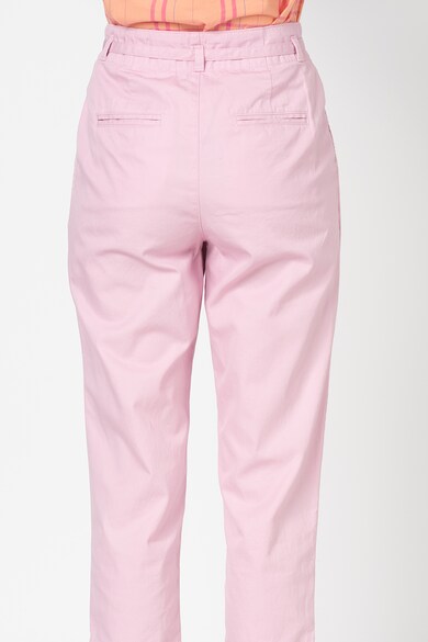 GAP Pantaloni crop cu croiala conica si cordon Femei