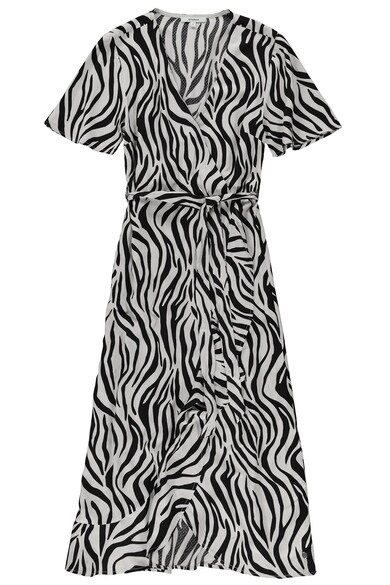 Garcia Rochie cu decolteu in V si model animal print Femei