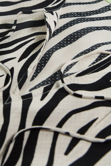 Garcia Bluza vaporoasa cu imprimeu zebra Femei