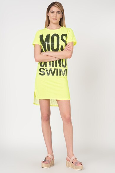 Moschino Rochie de plaja, cu imprimeu logo Femei