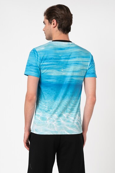 Moschino Tricou de plaja cu imprimeu logo Barbati