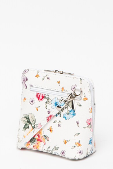 Classeregina Geanta crossbody de piele cu imprimeu floral Femei