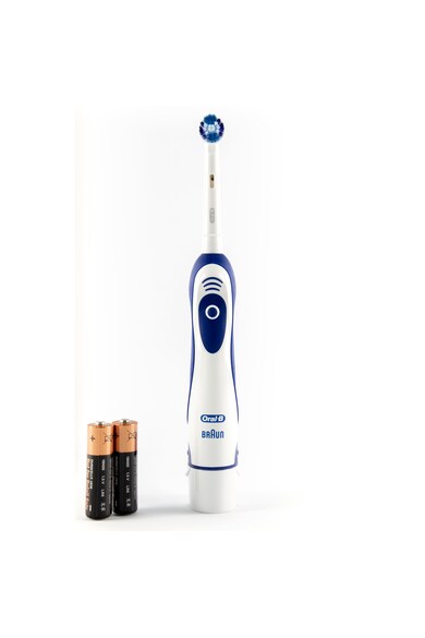 Oral-B Periuta de dinti electrica cu baterie  Pro expert DB4.010, 9600 rotatii/minut, 1 program, 1 capat, Alb/Albastru Femei