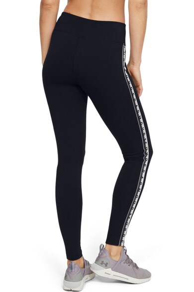 Under Armour Colanti cu benzi laterale cu imprimeu logo, pentru antrenament Favorite Legging Femei