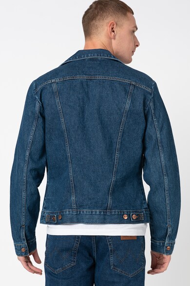 Wrangler Jacheta de denim cu buzunare frontale Barbati