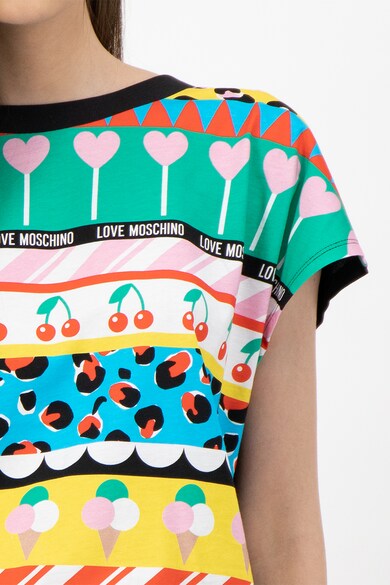 Love Moschino Tricou lejer cu diverse modele Femei