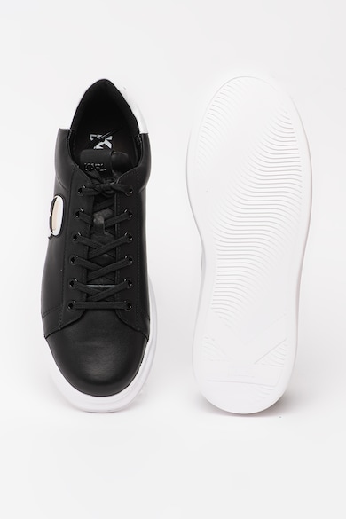 Karl Lagerfeld Pantofi sport din piele cu logo in relief Kapri Barbati