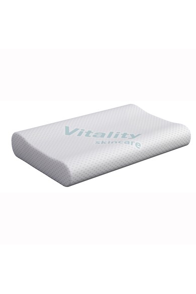ISleep Възглавница  VitalCare, 100% Memory Foam HD®, Vitality калъф с цип, Anti-aging комплекс с витамини А, E и F, 69x41x11 см Жени