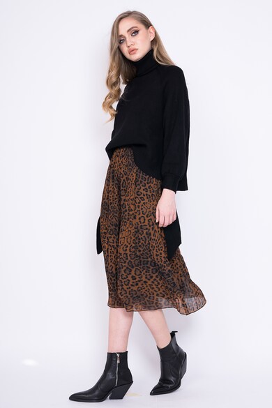 BLUZAT Fusta midi cu animal print Femei