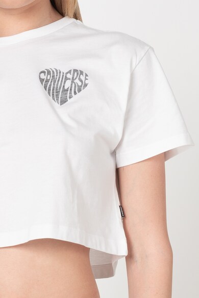 Converse Къса тениска с шарка на сърца Жени