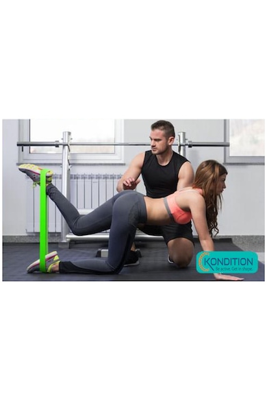 Kondition Banda elastica pilates Universal, 0.45 mm, culoare verde Femei