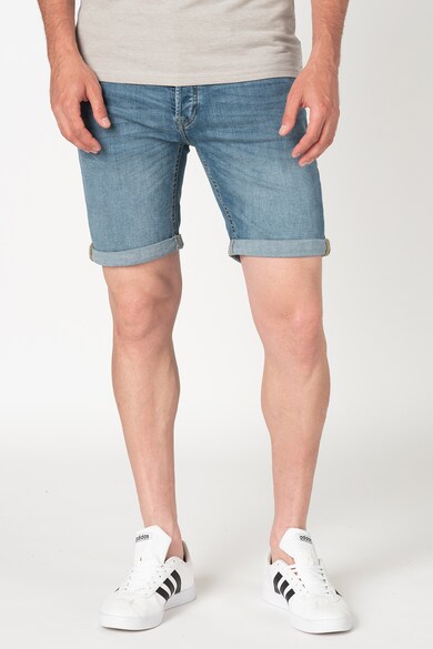 Jack & Jones Pantaloni scurti din denim, cu aspect decolorat Rick Barbati