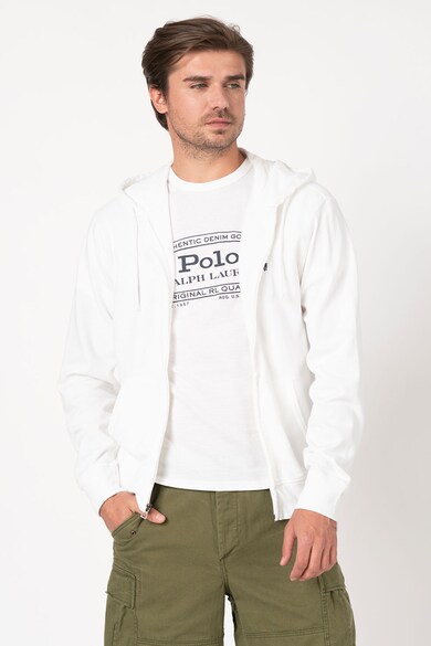 Polo Ralph Lauren Cipzáros kapucnis pulóver logóhímzéssel férfi
